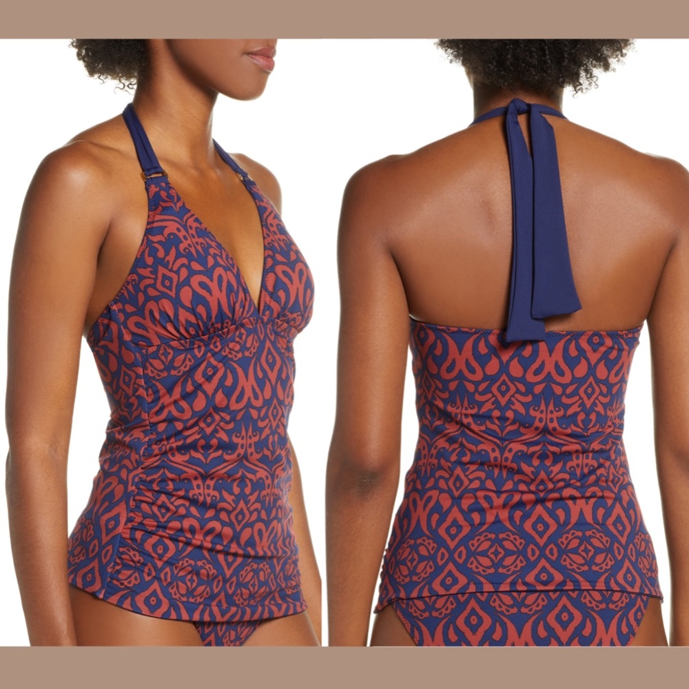 NEW Tommy Bahama Ikat Diamonds Tankini Top XS - Picture 3 of 12